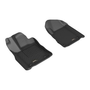 Jeep Grand Cherokee Floor Mats - Front - 3D MAXpider - Kagu - Black - `13-`26